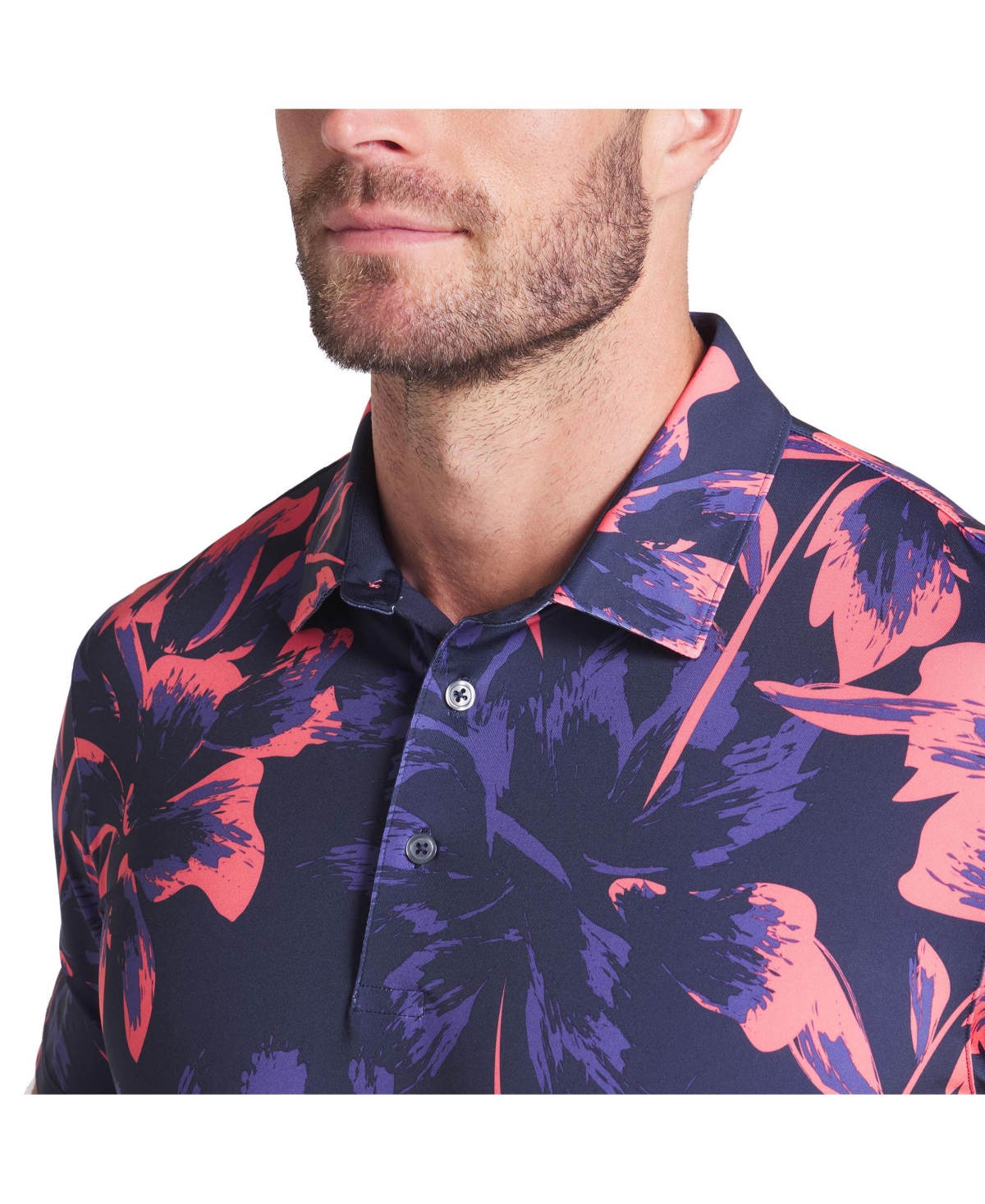 Puma Golf Men's Puma Mattr Broken Flower Golf Polo