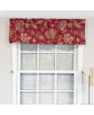 100% Cotton High Quality Reagan Tailored Window Valance with 1.5" Rod Pocket 50" W X 12"