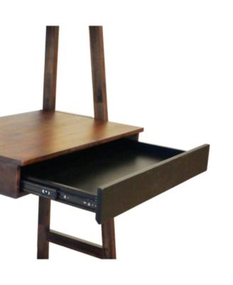 Streamdale 32x20x68" Ladder Desk, Ladder Style Display Shelf