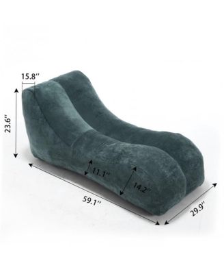 Creative Bean Bag Sofa Chair High-Resilience Sponge Filled Lounger for Living Room & Bedroom