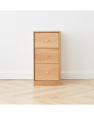 Premium Solid Oak Wood Dresser with Multiple Sizes Modern Minimalist Design and Sturdy Slides
