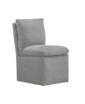 Accent Dining Chair with Castors - Squared Back - Sapphire Upholstry