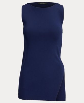 Women's Rib-Knit Sleeveless Sweater