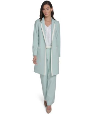 Women's Notch Collar Framed Topper Jacket