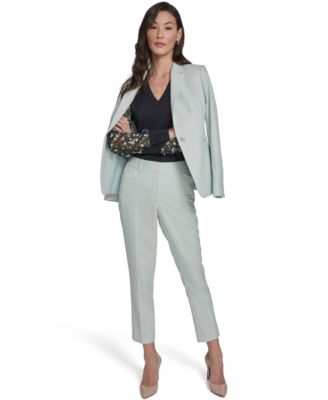 Women's Slim Fit Tonal Stripe Pants