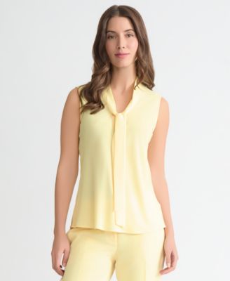 Women's Tie-Neck Sleeveless Top