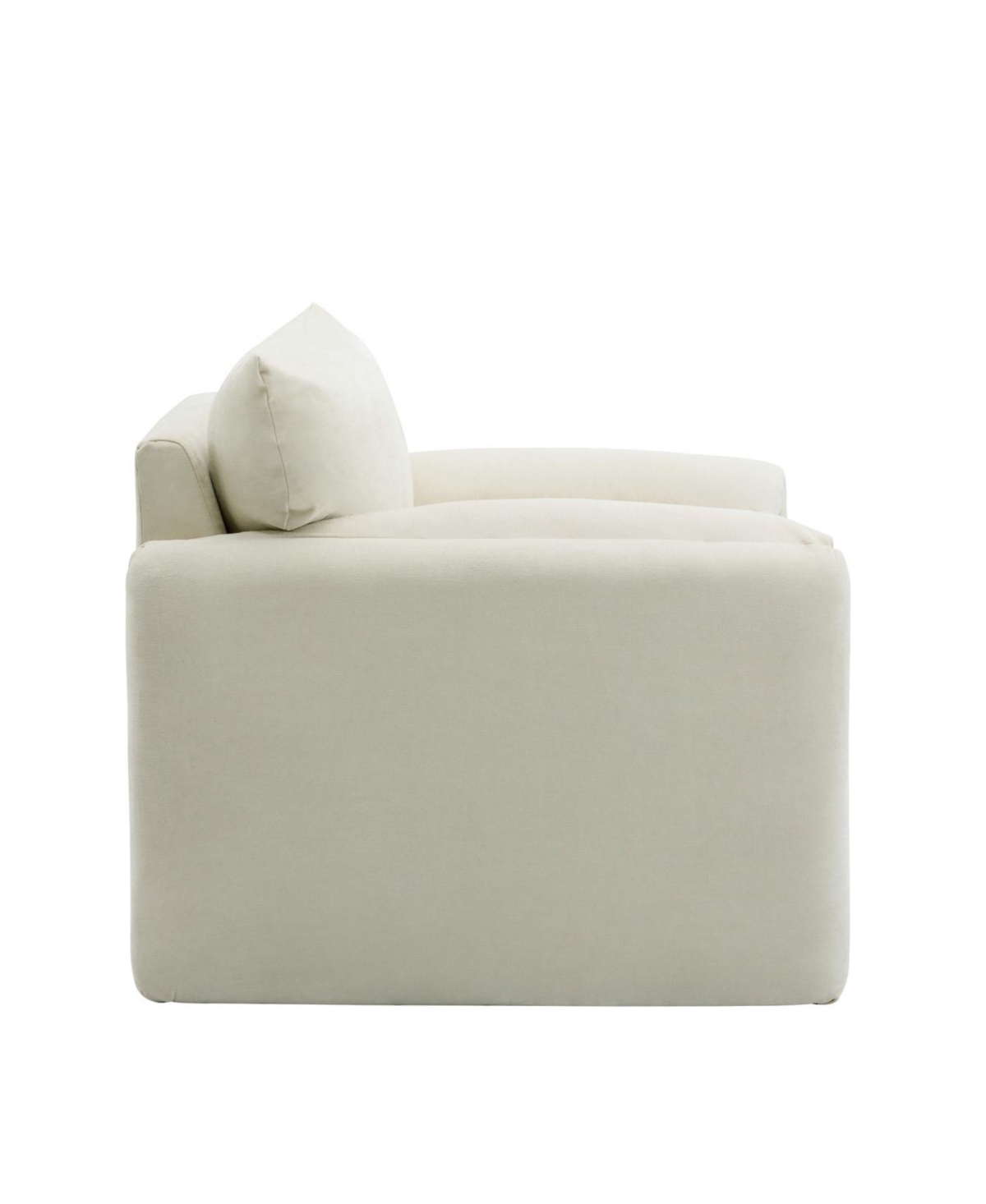 Streamdale Furniture Modern Chenille Oversized Armchair Accent Single Sofa Lounge Chair