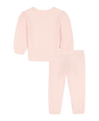 Baby Girls' Crewneck Top and Jogger Pants, 2-Piece Set