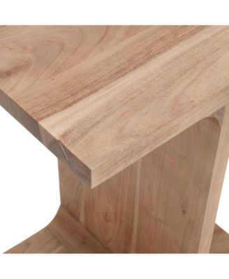 Idiom Solid Wood Modern Accent End I-Table