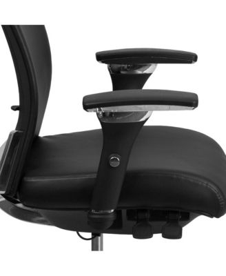 24/7 300 lb. Rated Seat Slider Ergonomic Office Chair with Adjustable Lumbar
