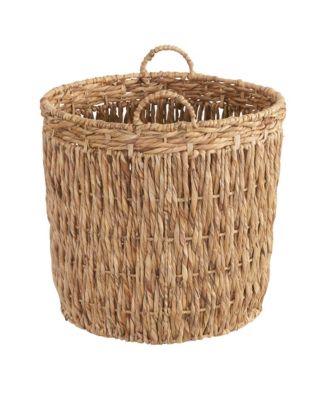 Tall Wicker Floor Basket