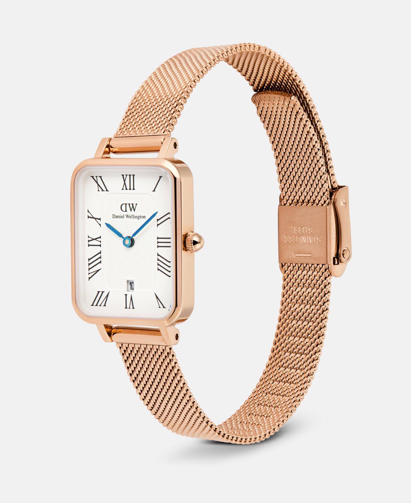 Женские часы Daniel Wellington Date Rose Gold-Tone Stainless Steel, 26mm — фото 2