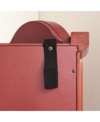 Lighted Cherry Corner Curio Cabinet