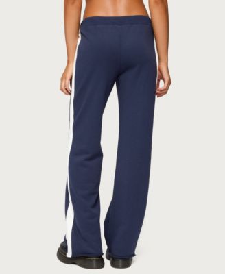 Womens Baker Contrast Striped Sweatpants