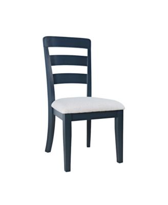 Westport Modern Farmhouse Upholstered Ladderback Dining Chair - Set of 2