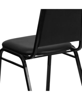 4 Pack Trapezoidal Back Stacking Banquet Chair