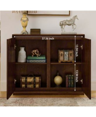 Mid Century Modern V-Shape Storage Cabinet