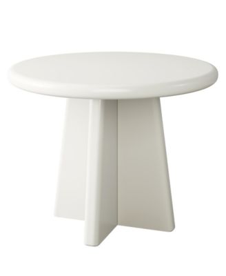 31.5-Inch Wood Sturdy Base, Modern Dinner Furniture Round Dining Table