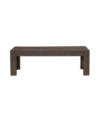 Cascade Falls Living Room Rectangular Cocktail Table - Satin Espresso