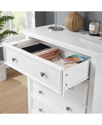 5-Drawer Wooden Cabinet with Anti-Tipping Device