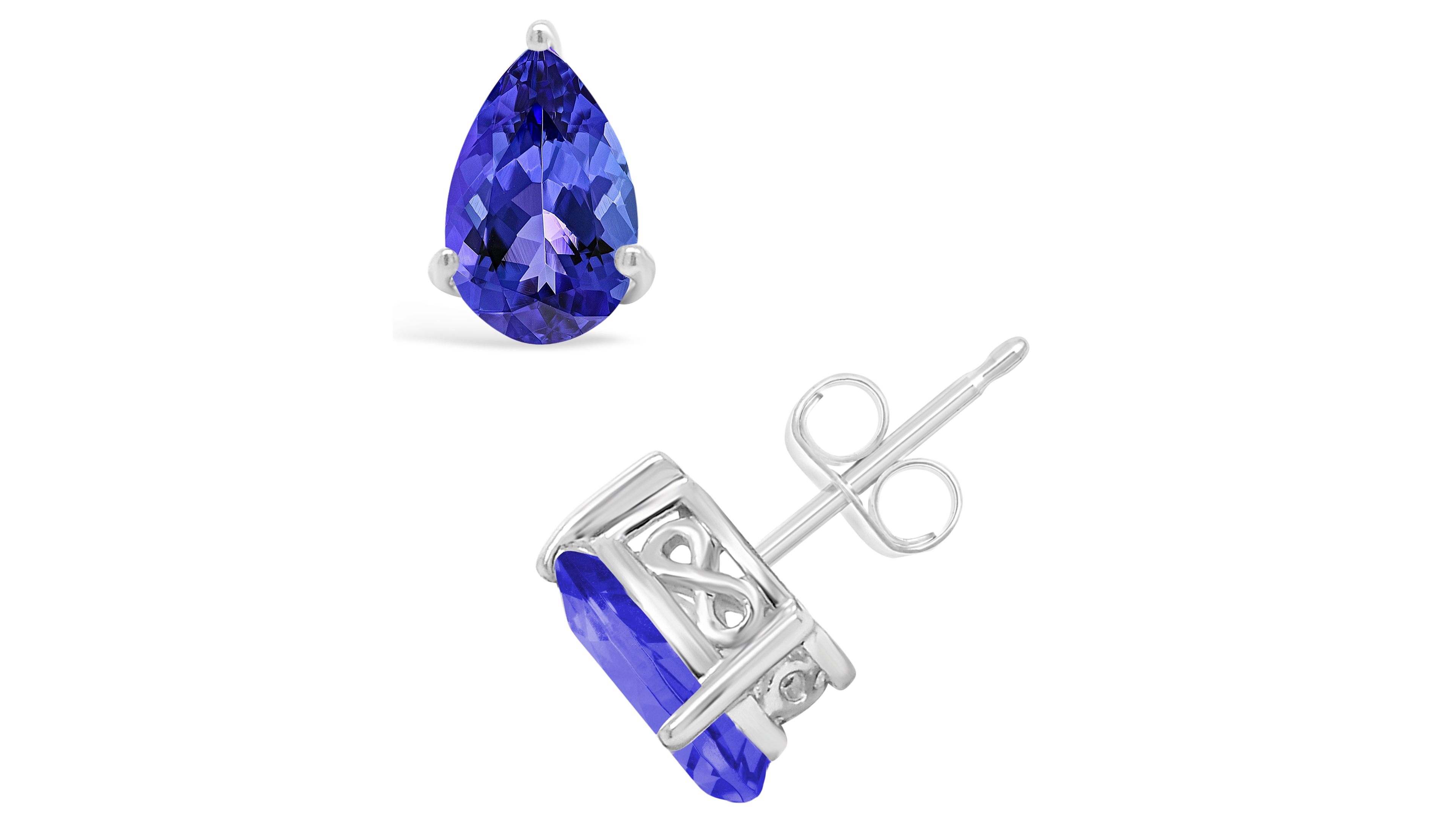 Macy's Tanzanite Stud Earrings (1-3/4 ct. t.w.) 14k Yellow Gold (also White Gold)