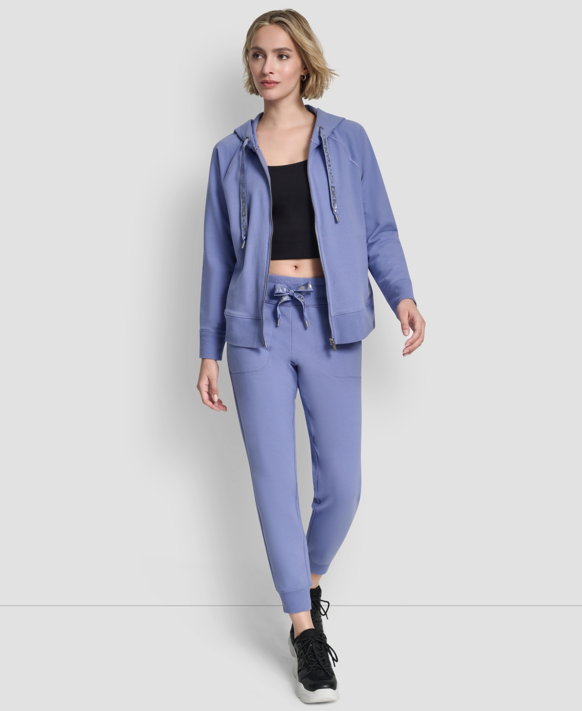 Dkny Sport Women's Drawcord Cuffed Jogger Pants