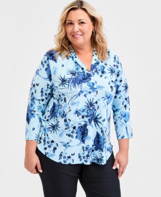 Top Scarlet marine blauw| Halter top - Famous Store