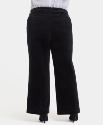 Plus Size Teresa Wide Leg Corduroy Pants