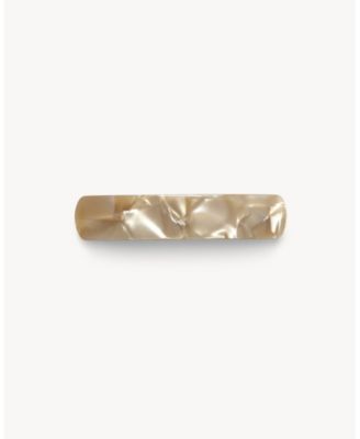 No. 3 Heirloom Barrette in Sand Shell