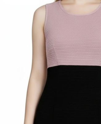 Women's Lace-Detail 2 Piece Textured Knit Dress Set