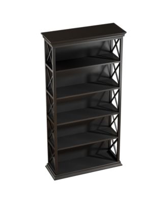 6-Tier Bookcase Set of 2, 71 Inches Industrial Bookshelves and Bookcases with 5 Shelf Display Storage Shelves