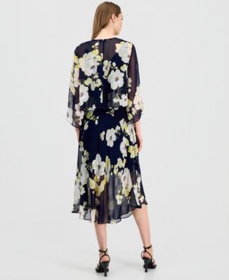 Women's 2-Pc. Floral-Print Jacket & Dress Set