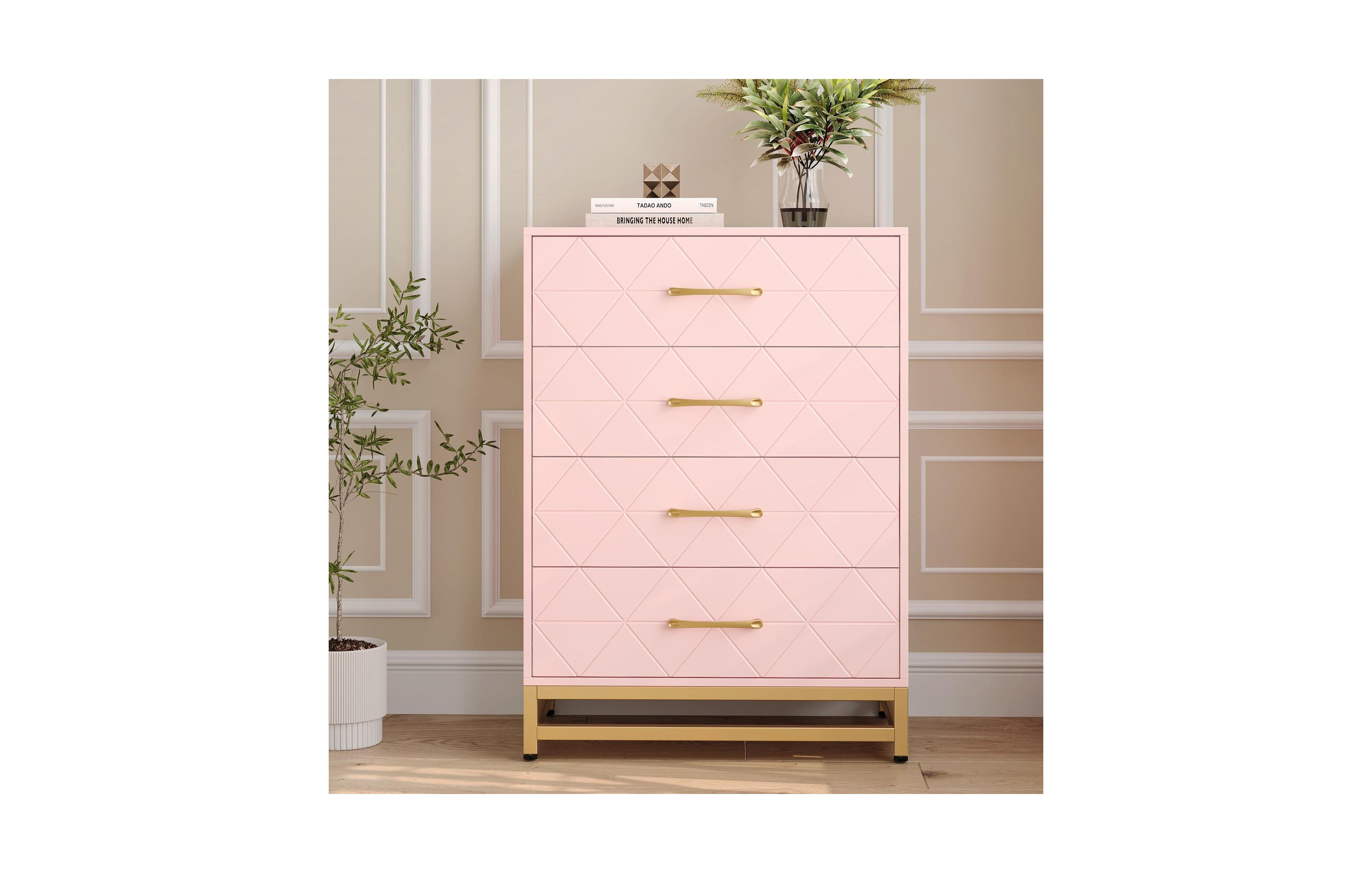 Garvee Dresser for Bedroom with 4 Drawer Dresser