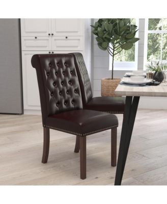 Falmouth Upholstered Parsons Chair with Nailhead Trim