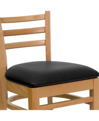 Ladder Back Wooden Restaurant Dining Chair