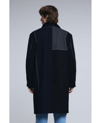 Men's Long striped coat
