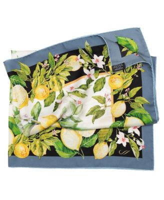 Limoni Fioriti - Silk Foulard for Women