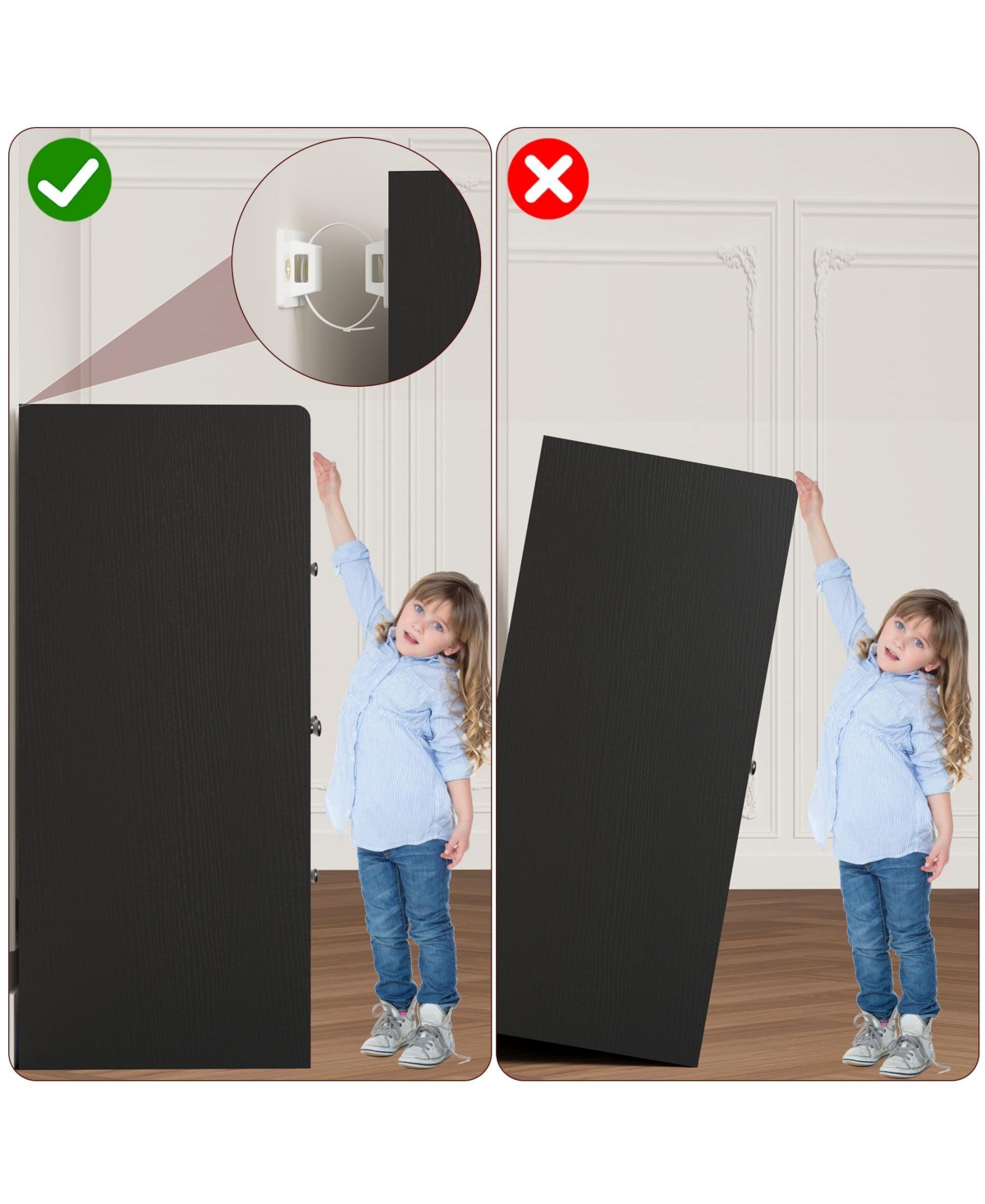 Gaomon Sideboard Buffet Cabinet with Storage, 43" Coffee Bar Cabinet with Glass Doors and 3 Drawers