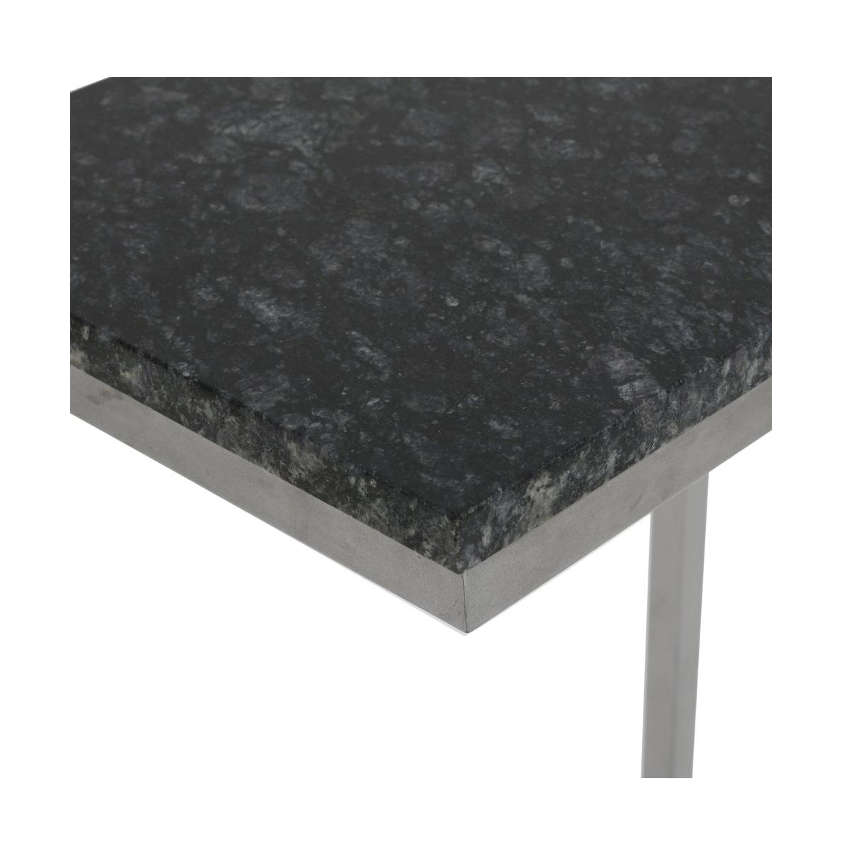 Jofran Aurora Solid Marble Modern Luxury Glam Accent C-Table (Set of 2