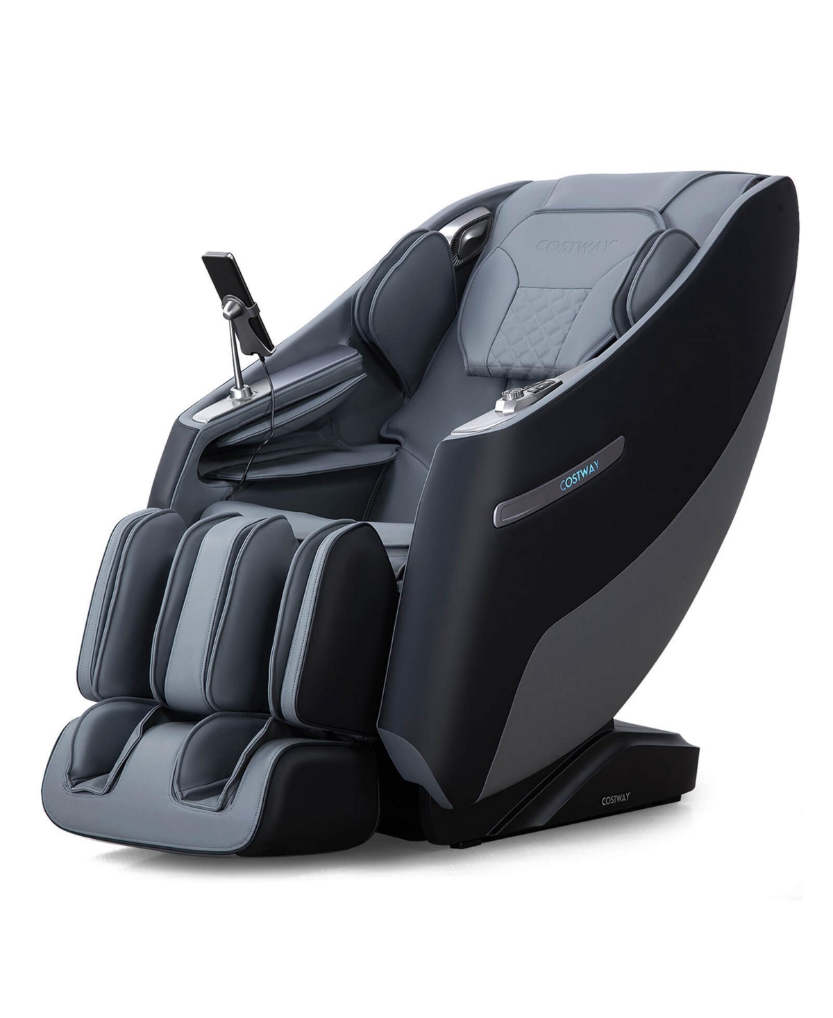 Costway Zero Gravity Sl Track Full Body Massage Chair with Waist Heating & Airbag Massage