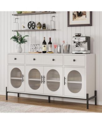 Buffet Cabinet with Storage,62'' Large Sideboard