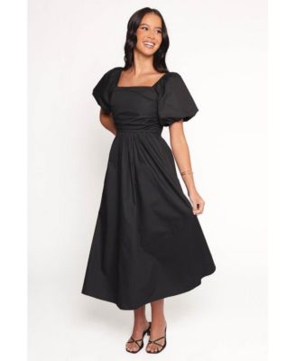 Women's Clo Puff Sleeve Midi Dress