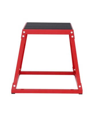 SUGFIT 18" Steel Plyo Jump Box Agility Training Platform Red