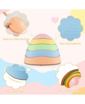 5 Piece Kids Stepping Stones Set with Storage Bag