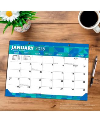 Large Print | 2026 17 x 12 Inch Monthly Desk Pad Calendar