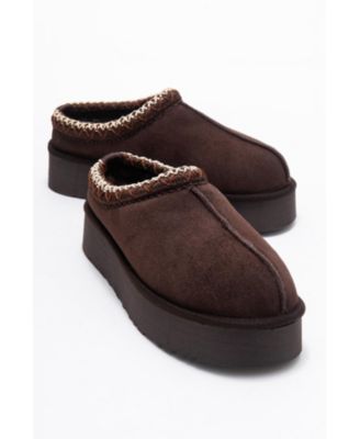 Avelia Leather Winter Slippers (Women)