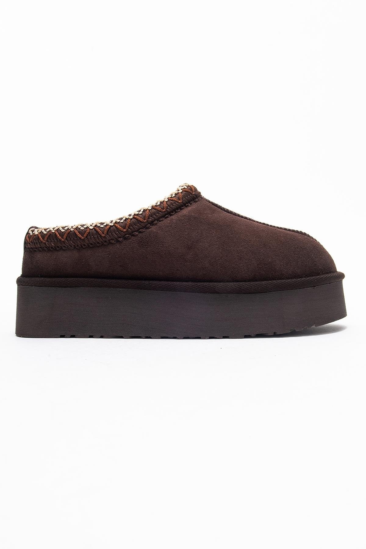Forever & Always Shoes Women's Avelia Leather Winter Slippers