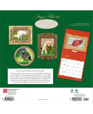 Doggie Doo Doo | 2026 12 x 24 Inch (Hanging) Monthly Square Wall Calendar | Plastic-Free