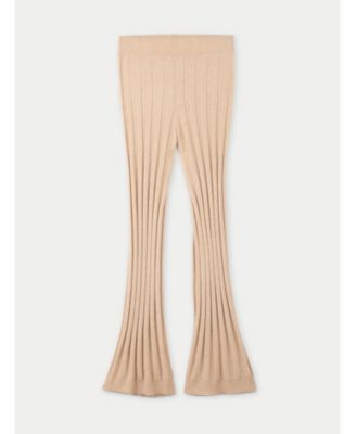 Women's Textured Knit Cashmere Pants