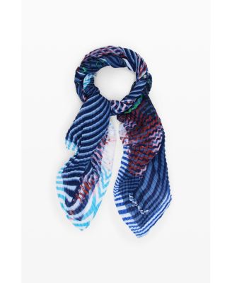 Women's Rectangular bluestrip scarf